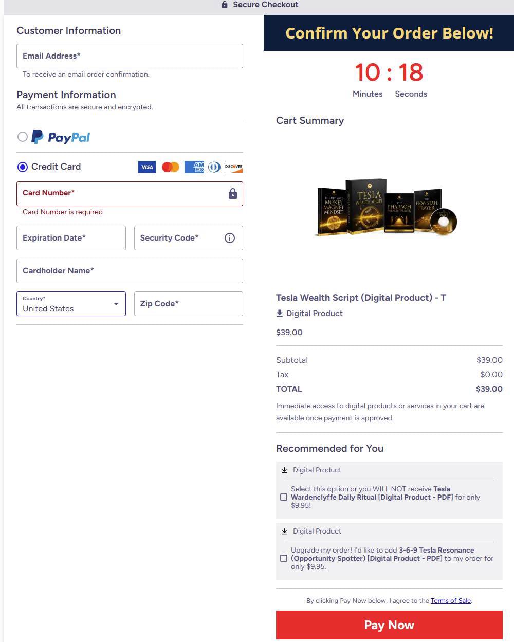 Tesla Wealth Script Order